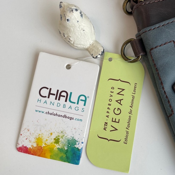 CHALA Vegan Leather Shoulder Crossbody Bag New With Tag 🏷️ - Picture 2 of 9